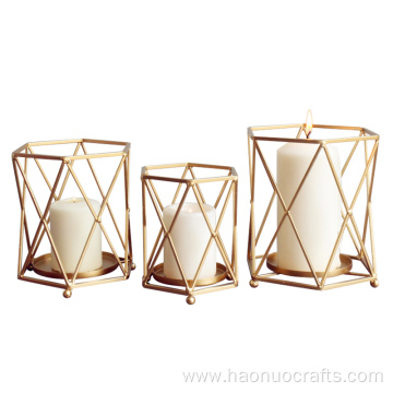 Simple modern light luxury candlestick shop table decoration